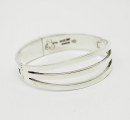 Vintage heavy designer sterling silver modern bracelet Mexico