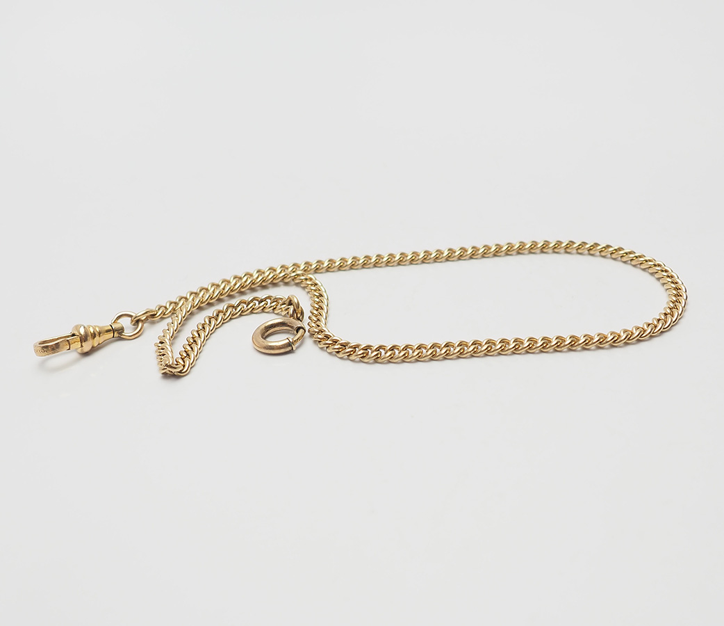 Pre-loved 1/20 12k gold filled on sale Krementz fob chain